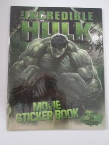 Incredible Hulk Movie Sticker Book includes 34 Stickers