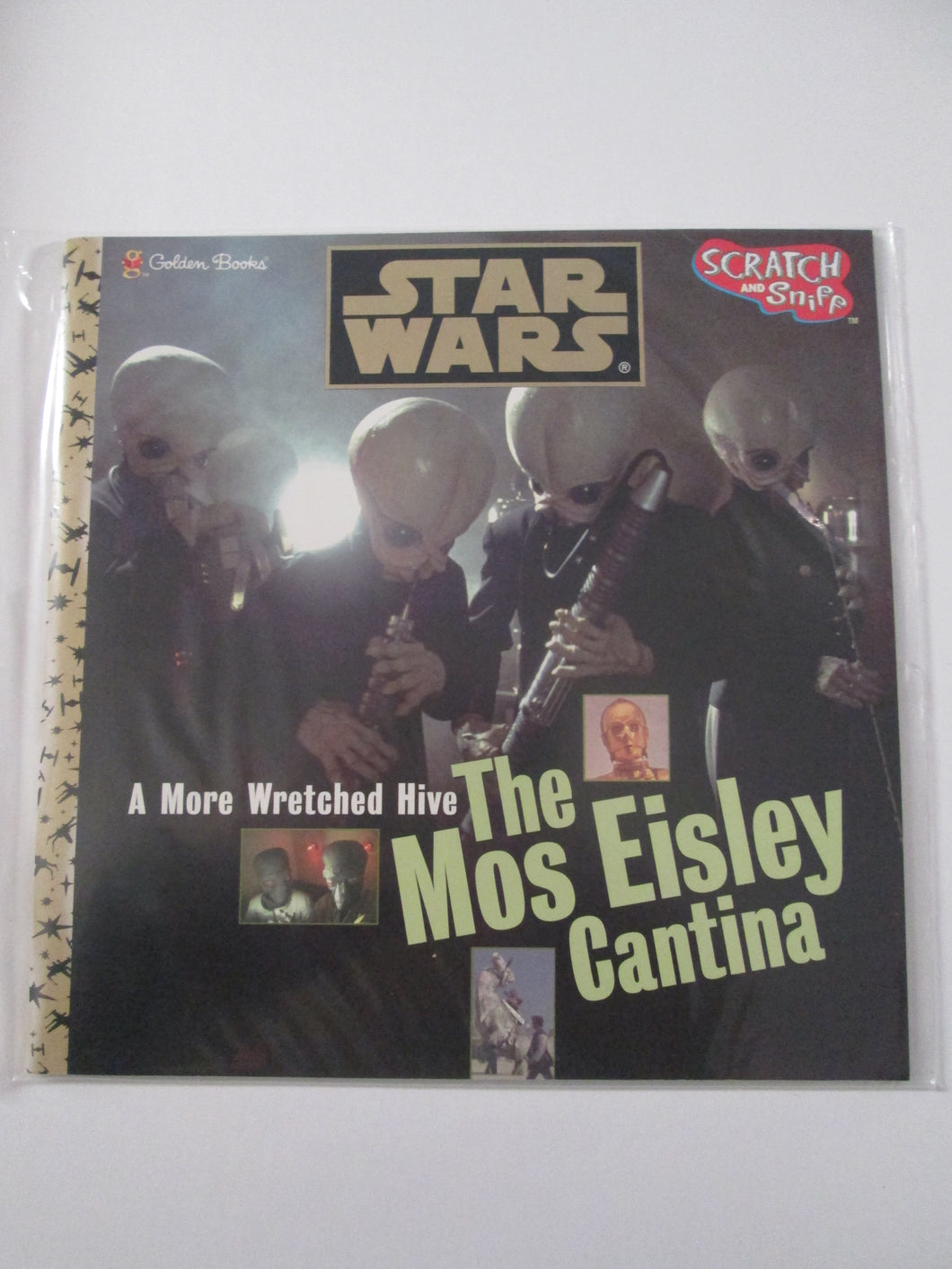 Star Wars The Mos Eisley Cantina Scratch & Sniff Golden Book 1997