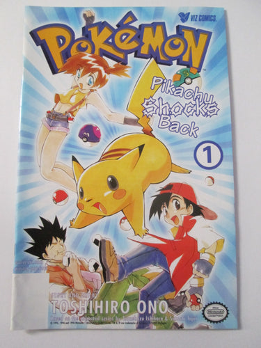 Pokemon Comics Pikachu Shocks Back #1-4