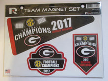 University of Georgia 2017 SEC Championship Team Magnet Set