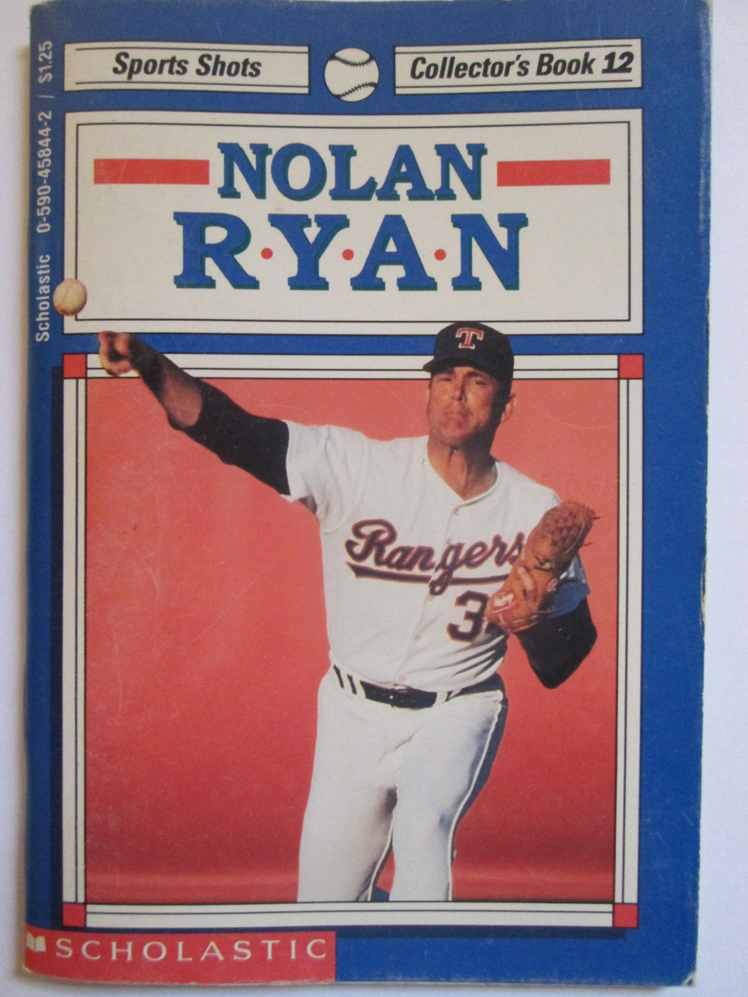 Nolan Ryan Sports Shots Collectors Book 12 PB 1992