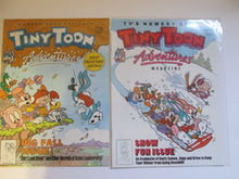 Tiny Toons Adventures Set #1 & #2 Magazine Warner Brothers PB 1990