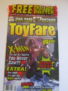 Toyfare Magazine October 1997 with Free Onslaught Poster PB Sealed