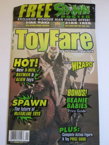 Toyfare Magazine November 1997 with Free Spawn Poster PB Sealed