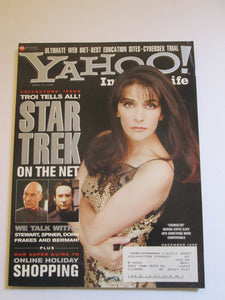 Yahoo Internet Life Magazine Vol 4 #12 with Star Trek's Marina Sirtis Cover December 1998
