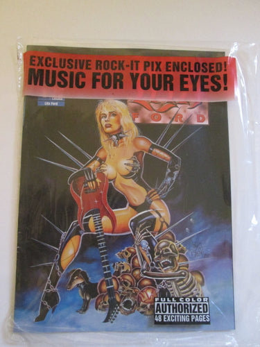 Rock-It Comix Lita Ford #1 Sealed with Guitar Pick PB 1993