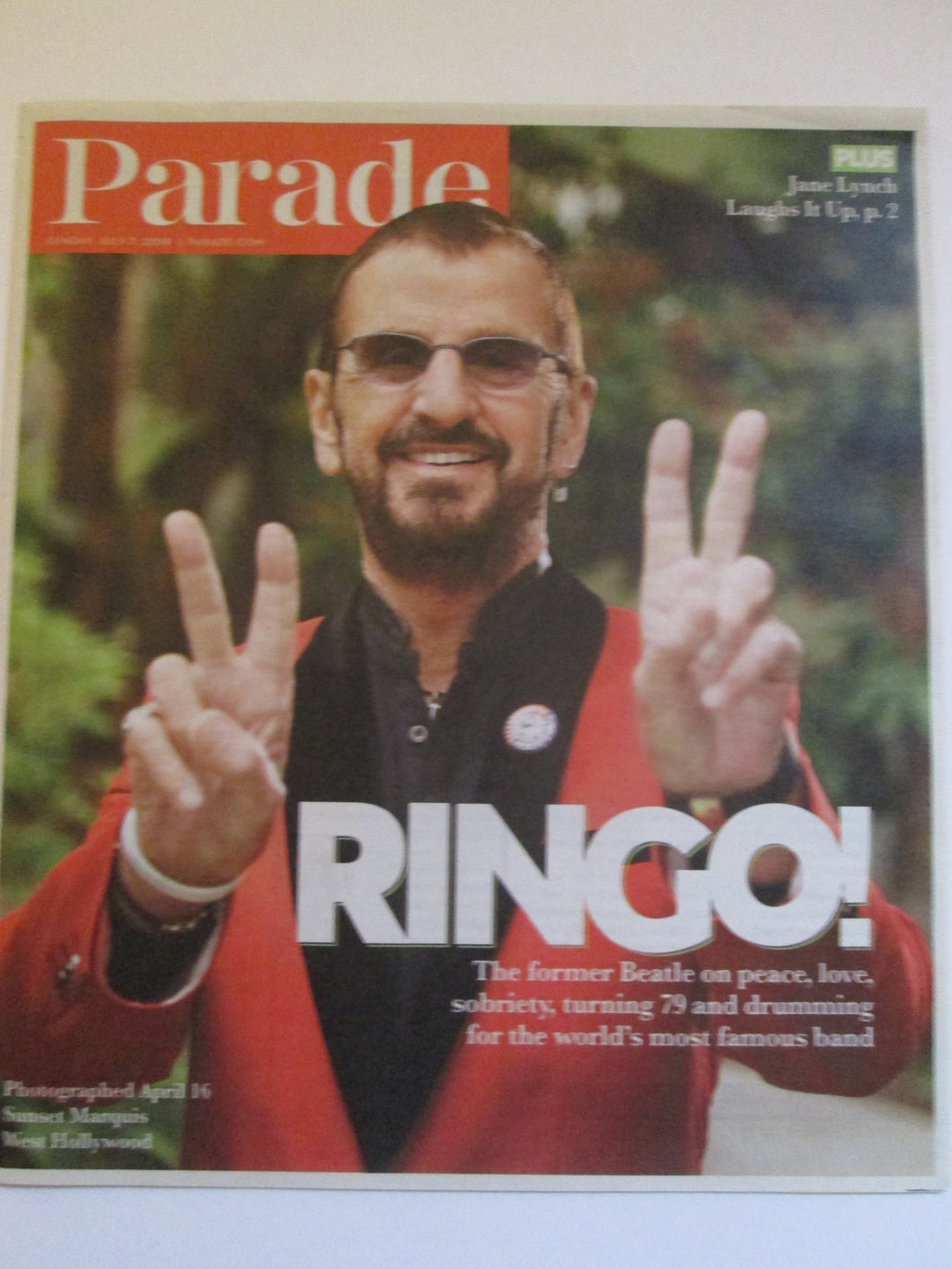 Parade Magazine July 7 2019 Ringo Starr cover