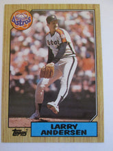 Larry Andersen Topps #503 Houston Astros Baseball Card 1987