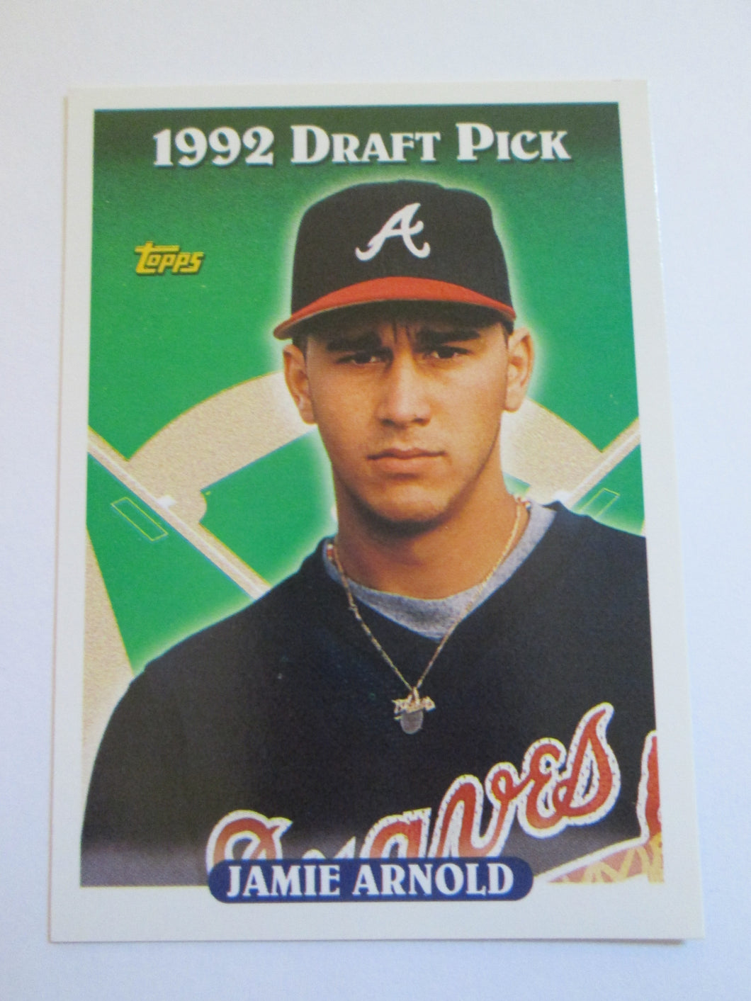 Jamie Arnold Topps #559 Braves 1992 Draft Pick Baseball Card 1993