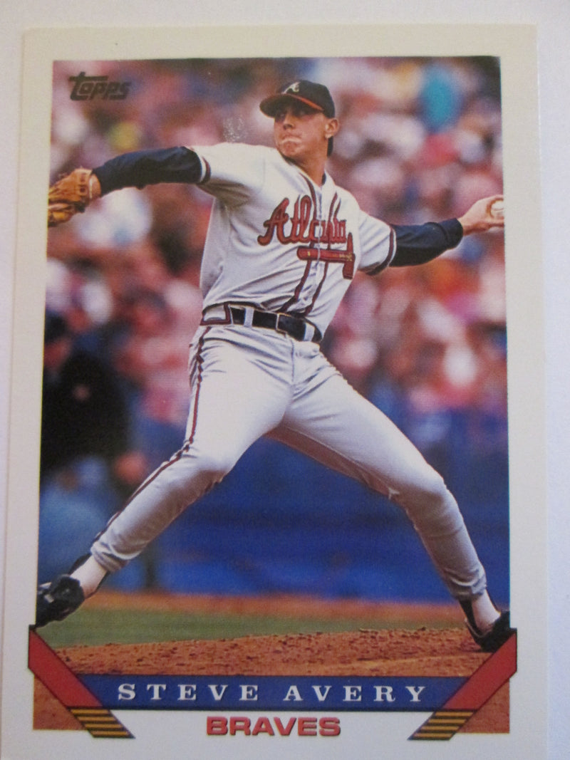 Steve Avery Topps #615 Braves Baseball Card 1993 – Fun Stuff Super Store