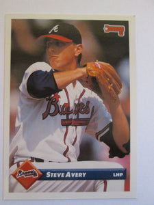Steve Avery Donruss #26 Braves Baseball Card 1992