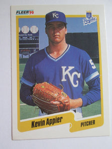 Kevin Appier Fleer #100 Kansas City Royals Baseball Card 1990