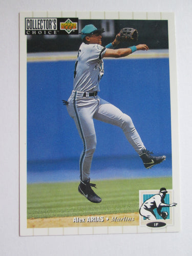 Alex Arias Upper Deck #401 Florida Marlins Baseball Card 1994