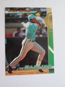 Alex Arias Topps #4 Florida Marlins Baseball Card 1993