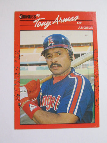Tony Armas Donruss #525 California Angels Baseball Card 1989