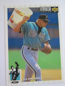 Jack Armstrong Upper Deck #40 Florida Marlins Baseball Card 1993