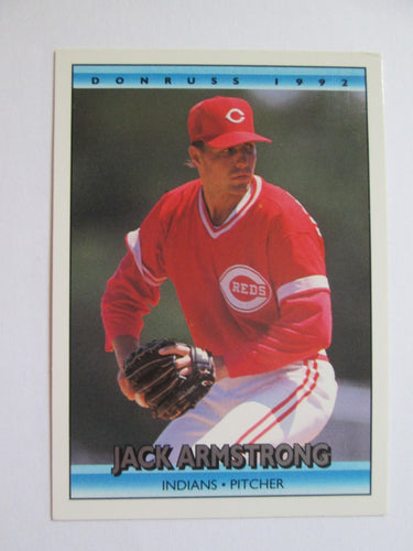 Jack Armstrong Donruss #762 Cinncinnati Reds Baseball Card 1992