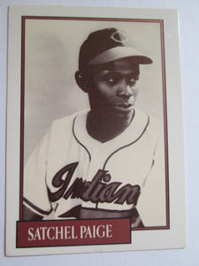 Satchel Paige Homer's Classics #2 Indians Baseball Card 1991
