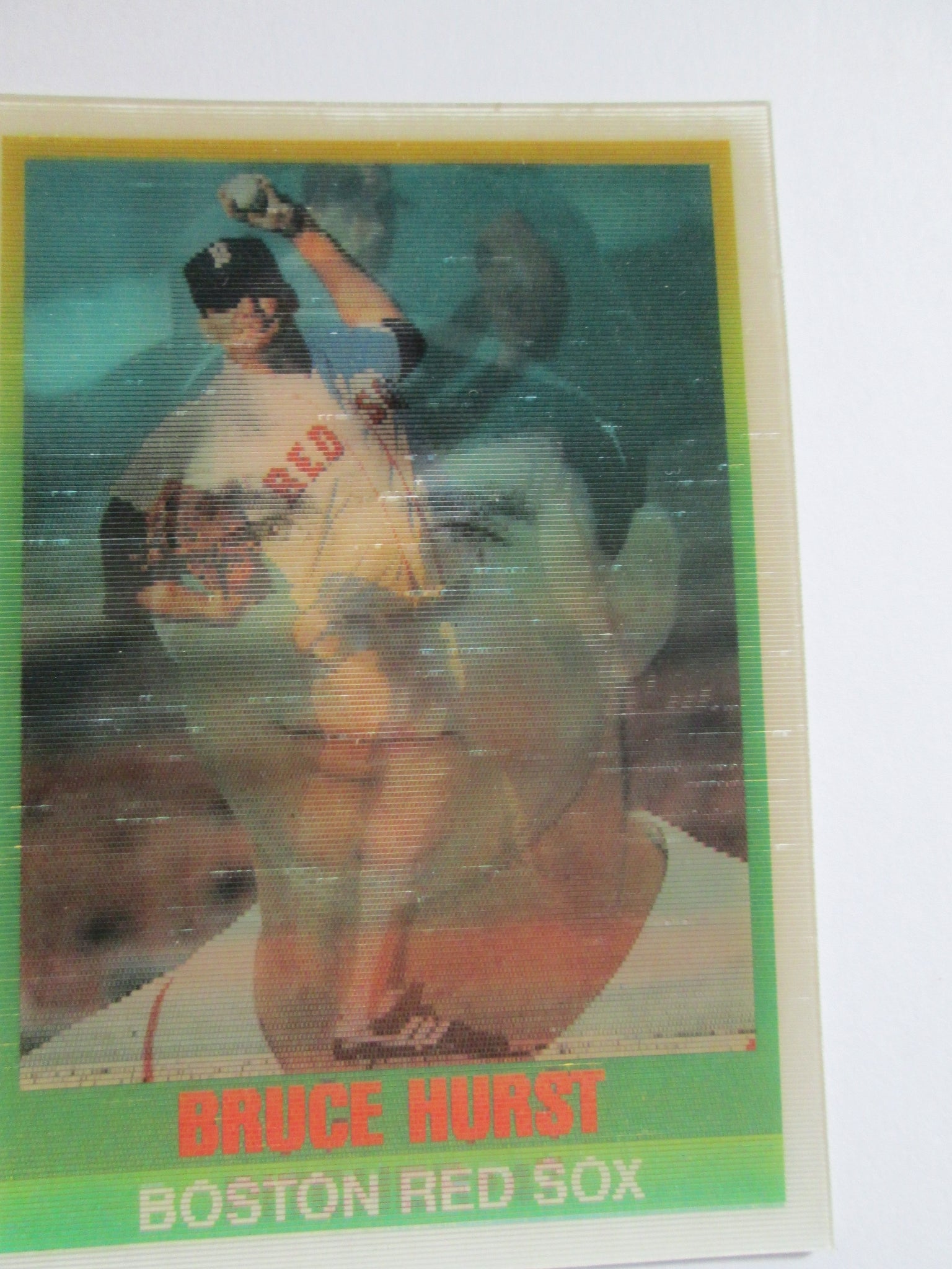 Bruce Hurst Sportflics #175 Boston Red Sox Holographic Baseball Card 1 Fun Stuff Super Store Bruce Hurst Sportflics #175 Boston Red Sox Holographic Baseball Card 1 Fun Stuff Super Store