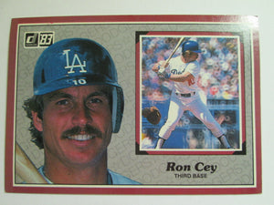 Ron Cey Donruss #21 Los Angeles Dodgers 5" x 3 1/2" Baseball Card 1983