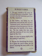 Who Am I? No.1 A Bible Card Game for All Ages Pre-used