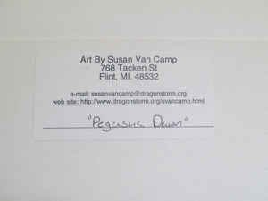 Pegusus Dawn by Susan Van Camp Print