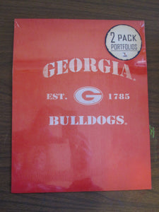 Georgia Bulldogs 2 Pack Portfolios
