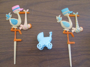 American Greetings beverage napkins from 1980s with Boy & Girl stock toppers and boy buggy