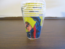 Batman and Robin set of 8 Party Cups 7 Fluid Ounces 1997