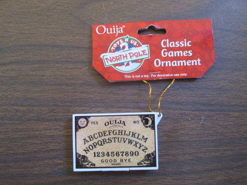 Ouija Classic Games Ornament Toys R Us North Pole 2001