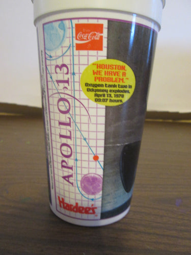 Hardees Apollo 13 cup 1995 used