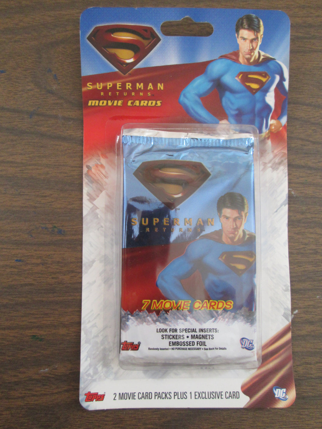 Superman Returns Movie Cards Topps 2 Packs Sealed