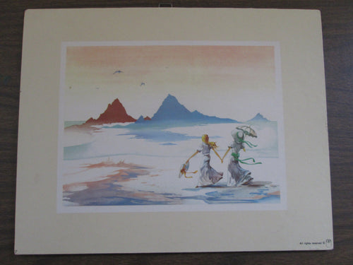 Two Women at the Beach Artwork