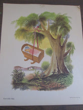 Set of 6 Nursery Rhyme Posters 16x13 1957