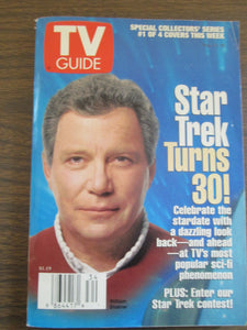 TV Guide Star Trek Turns 30 William Shatner Cover #1 August 24-30, 1996