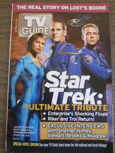 TV Guide Star Trek Ultimate Tribute Enterprise Cover Special Hotel Edition April 17-23, 2005