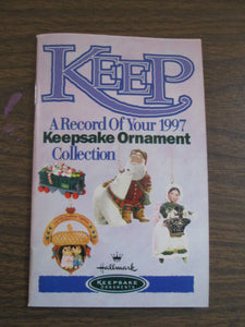 Hallmark Record of 1997 Ornament Collection Book PB