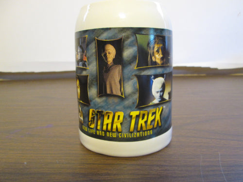 Star Trek 30th Anniversary New Life And New Civilizations Tankard Mug Limited edition of only 3,000 1996