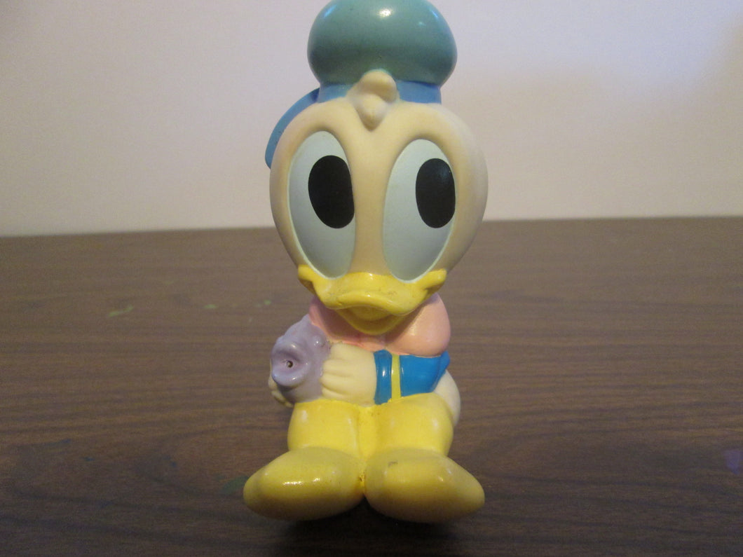 Baby Donald Duck Vinyl Bath Toy Disney 1991
