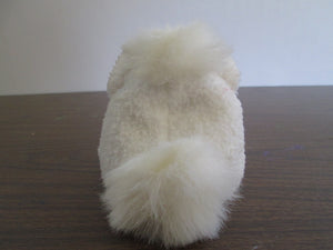 Tiger Furby Beanbag 4" Tall  Furby Buddie Sheep Lamb Wool Rare 1999