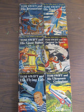 Tom Swift Set By Victor Appleton II Original Blue Cover, all with slip Covers #2,3,4,6,7,10 HB 1954-1957