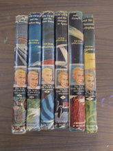 Tom Swift Set By Victor Appleton II Original Blue Cover, all with slip Covers #2,3,4,6,7,10 HB 1954-1957