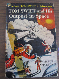 Tom Swift Set By Victor Appleton II Original Blue Cover, all with slip Covers #2,3,4,6,7,10 HB 1954-1957