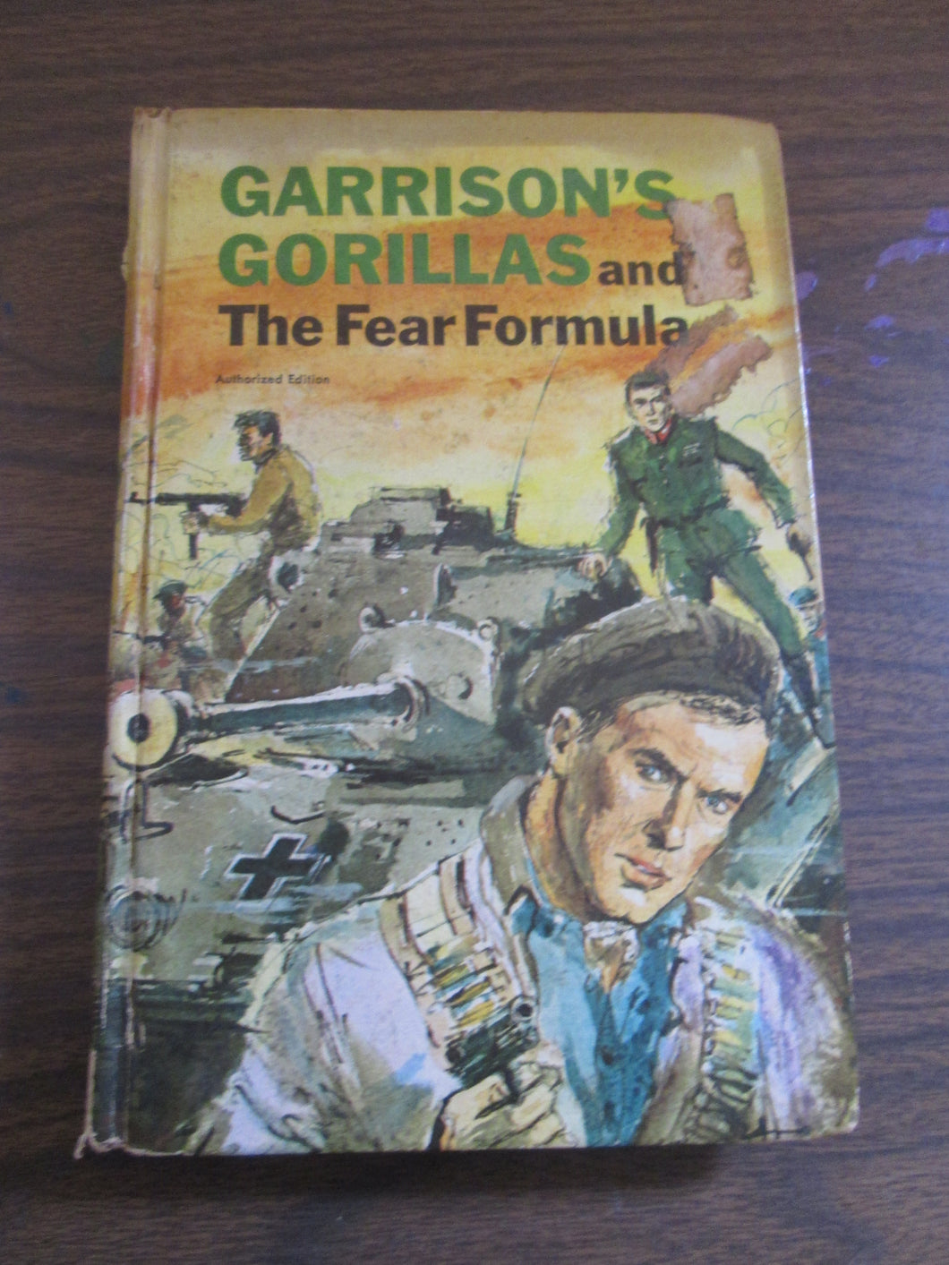 Garrison's Gorillas and The Fear Formula TV Adventure Book by Jack Pearl HC 1968