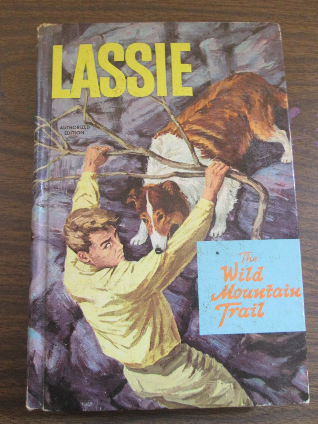 Lassie The Wild Mountain Trail TV Adventure Book by Larry Harris HC 1966