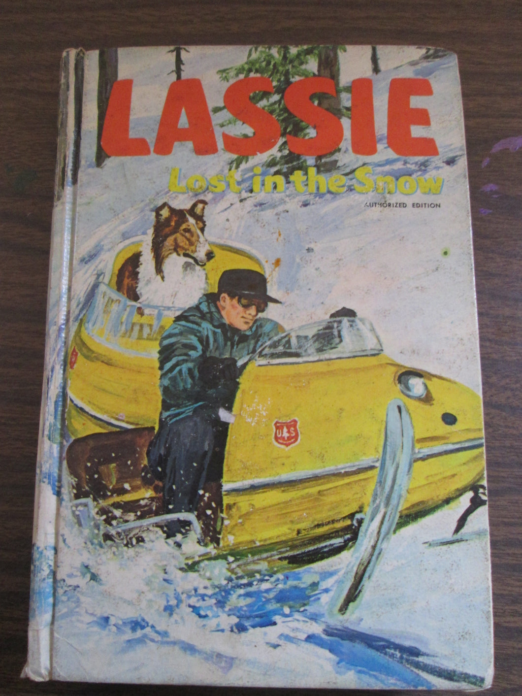 Lassie Lost in the Snow TV Adventure Book by Steve Frazee HC 1969
