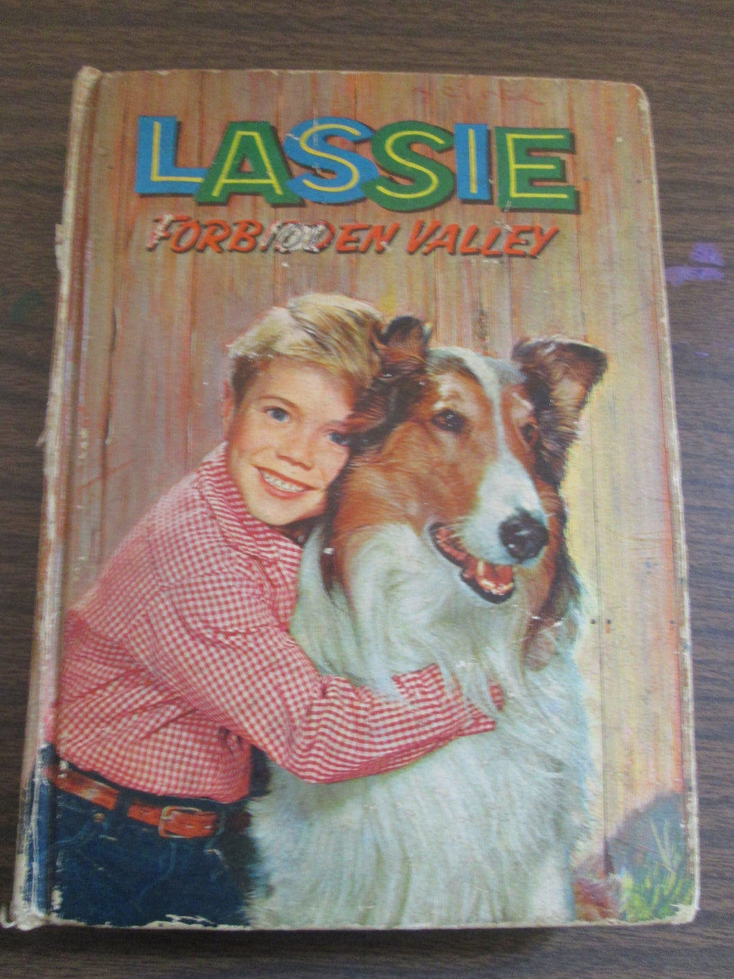 Lassie Forbidden Valley TV Adventure Book by Dorris Schroeder HC 1954