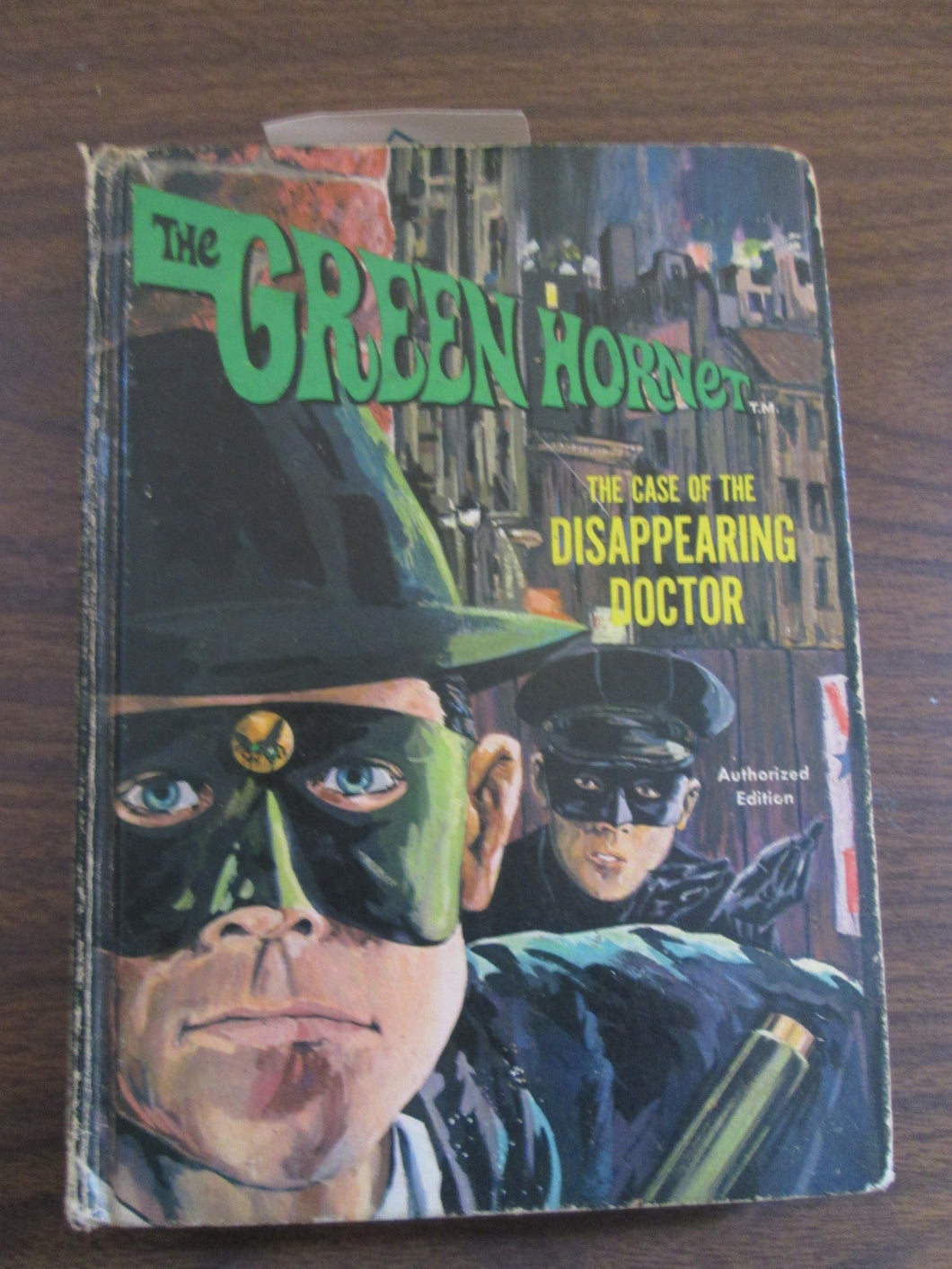 Green Hornet The Case of the Disappearing Doctor TV Adventure Book by Brandon Keith HC 1966