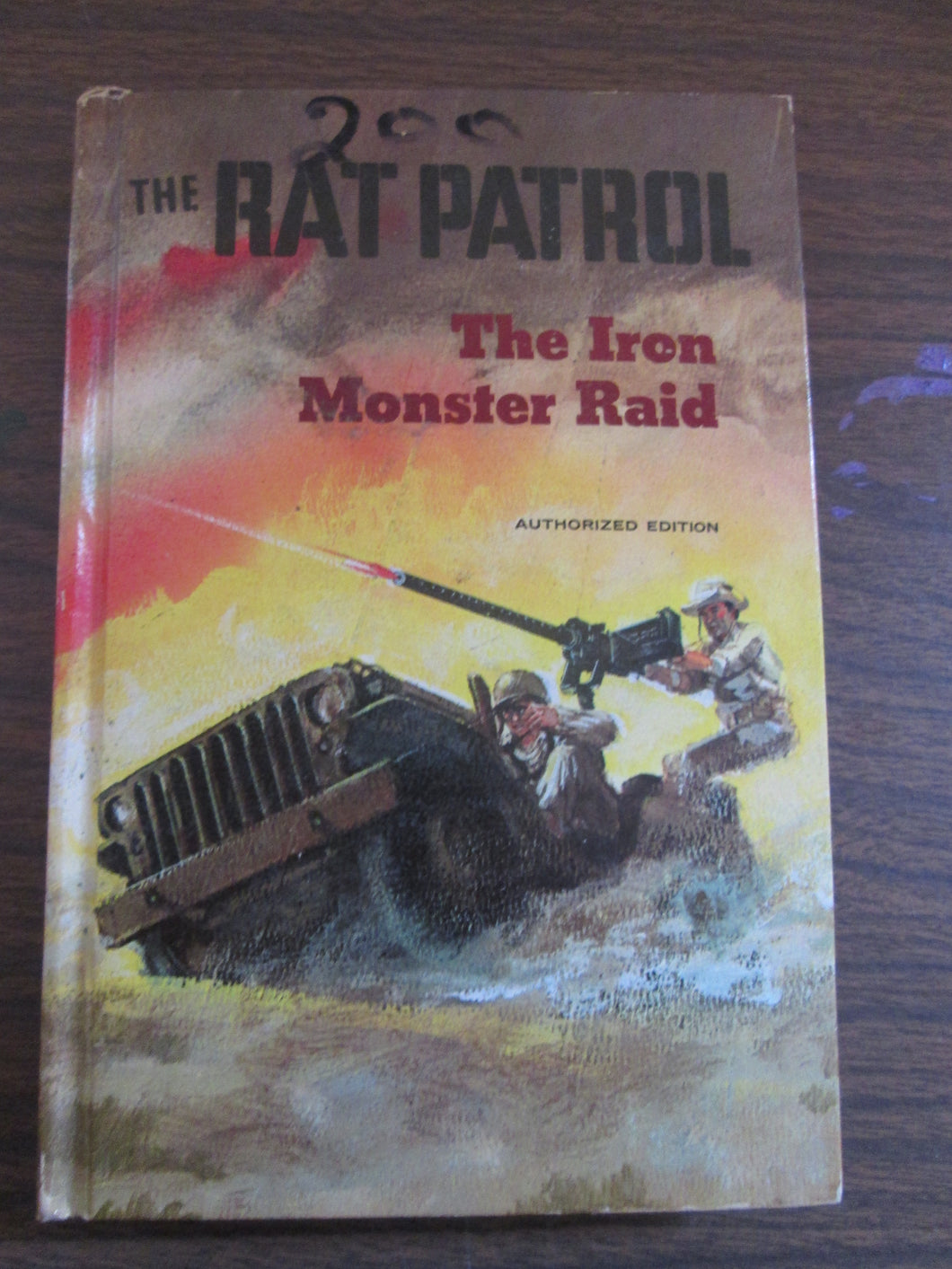 Rat Patrol The Iron Monster Raid TV Adventure Book by I.G. Edmonds HC 1968
