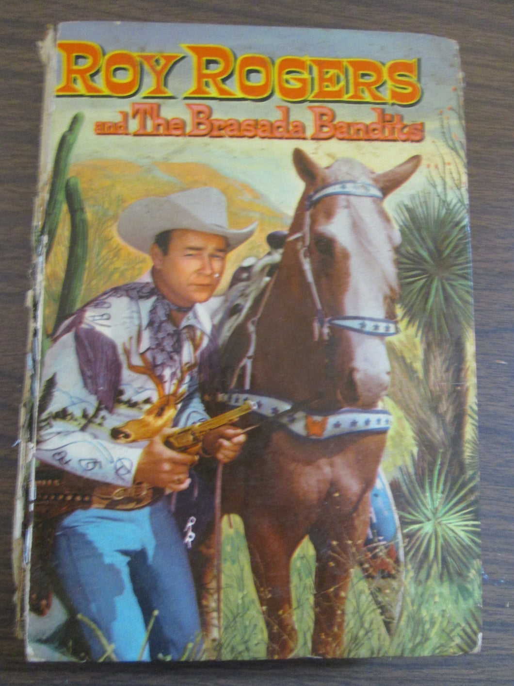 Roy Rogers and The Brasada Bandits TV Adventure Book by Cole Fannin HC 1955
